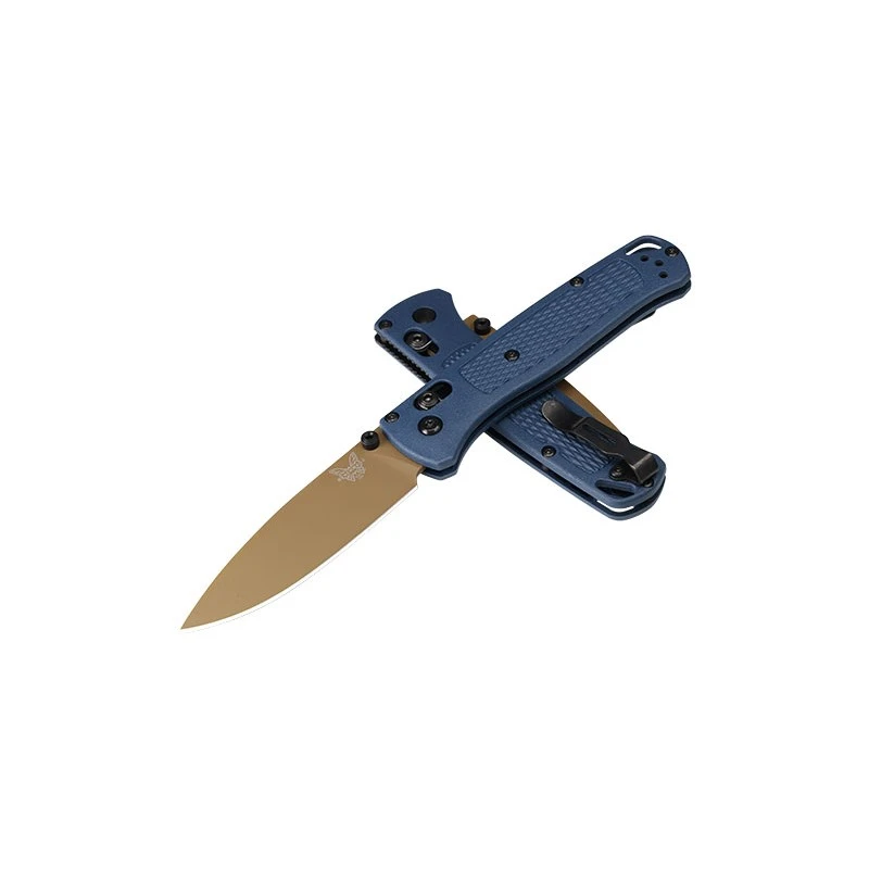 Couteau Benchmade Bugout Crater Blue Grivory 2 Couteau Benchmade Bugout Crater Blue Grivory – Image 2