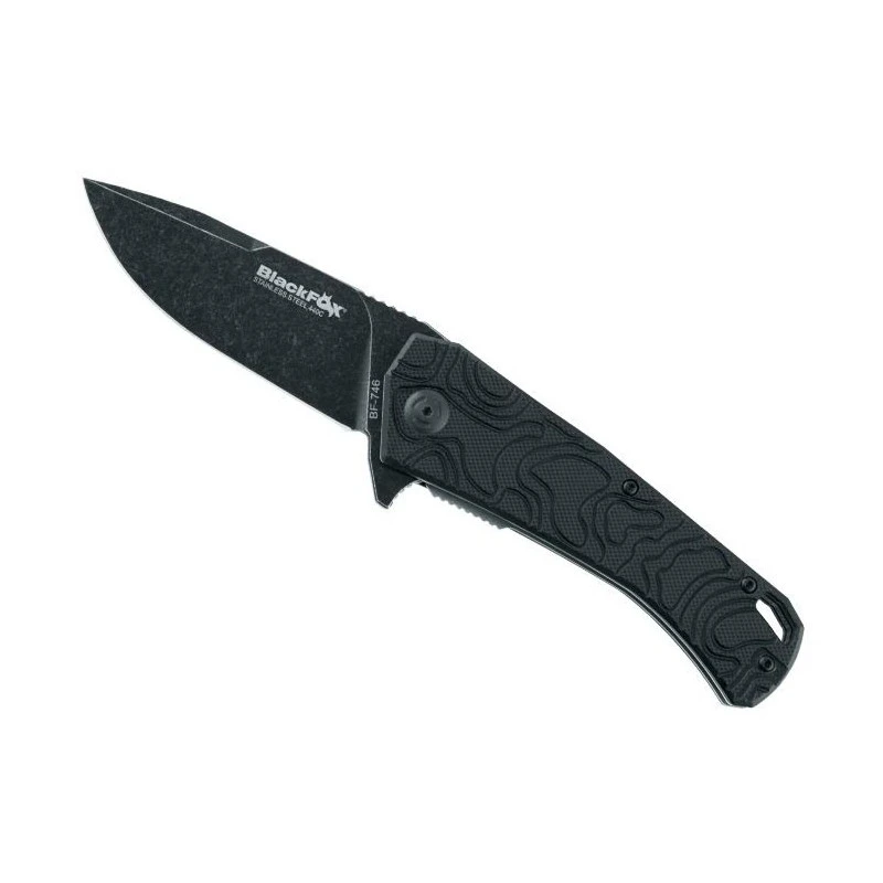 Couteau Black Fox Echo 1 G10 Tout Noir 1 Couteau Black Fox Echo 1 G10 Tout Noir