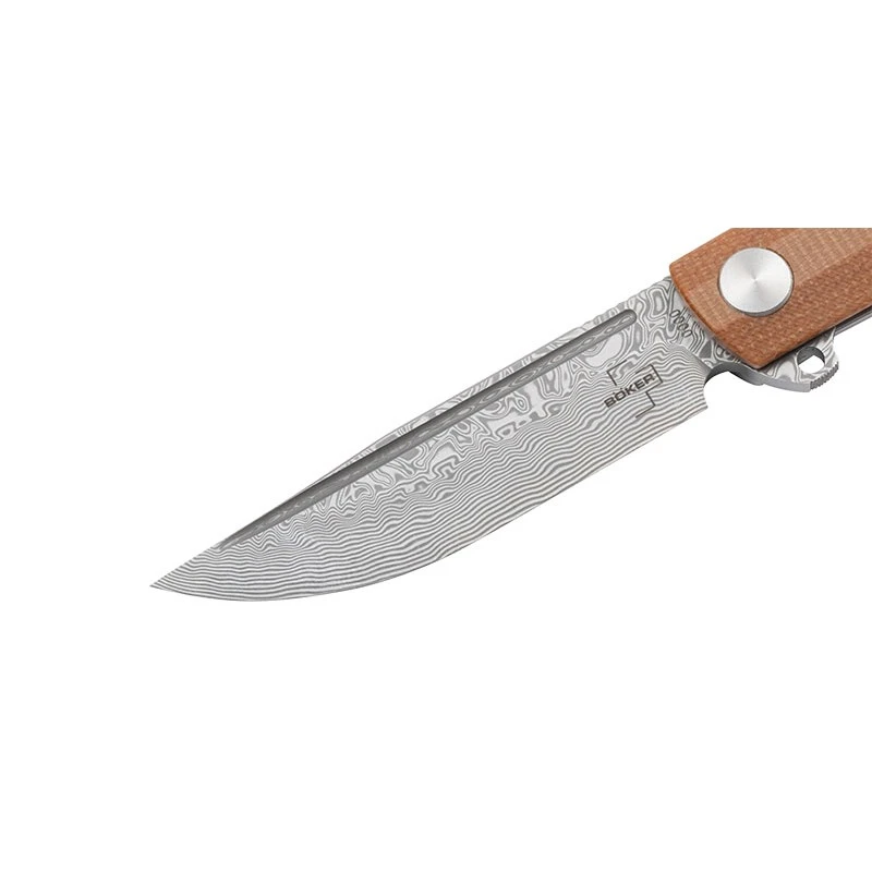 Couteau Cataclyst Brown Damascus Böker Plus 3 Couteau Cataclyst Brown Damascus Böker Plus – Image 3