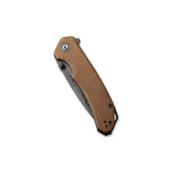 Couteau Civivi Brazen Micarta Brun Damas -Couteaux Soldes Magasin couteau civivi brazen micarta brun damas 3