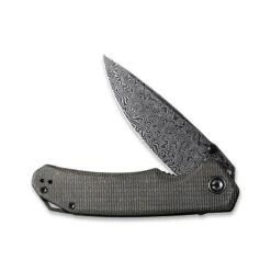 Couteau Civivi Brazen Micarta Vert Foncé Damas -Couteaux Soldes Magasin couteau civivi brazen micarta vert fonce damas 2
