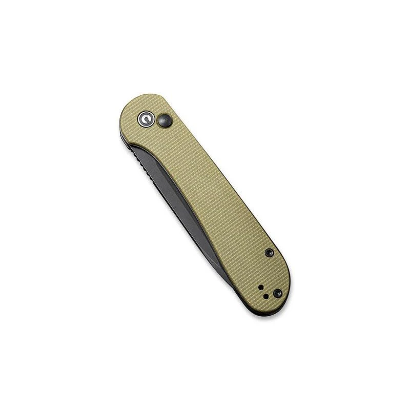 Couteau Civivi Button Lock Elementum Micarta Vert Olive 4 Couteau Civivi Button Lock Elementum Micarta Vert Olive – Image 4