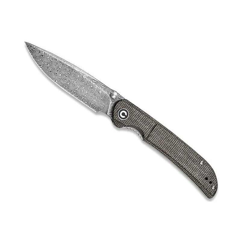 Couteau Civivi Imperium Micarta Vert Foncé Damas 1 Couteau Civivi Imperium Micarta Vert Foncé Damas