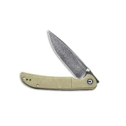 Couteau Civivi Imperium Micarta Vert Olive Damas -Couteaux Soldes Magasin couteau civivi imperium micarta vert olive damas 2