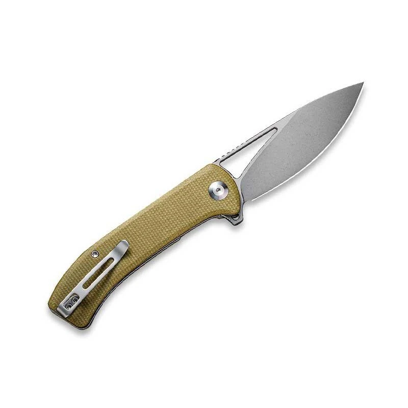 Couteau Civivi Riffle Micarta Vert Olive 2 Couteau Civivi Riffle Micarta Vert Olive – Image 2