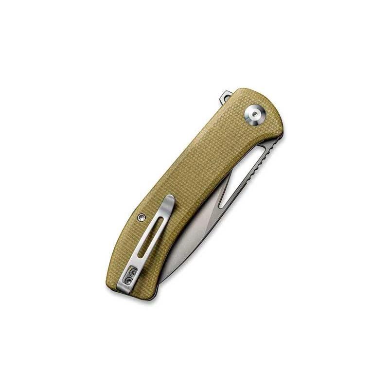 Couteau Civivi Riffle Micarta Vert Olive 5 Couteau Civivi Riffle Micarta Vert Olive – Image 5