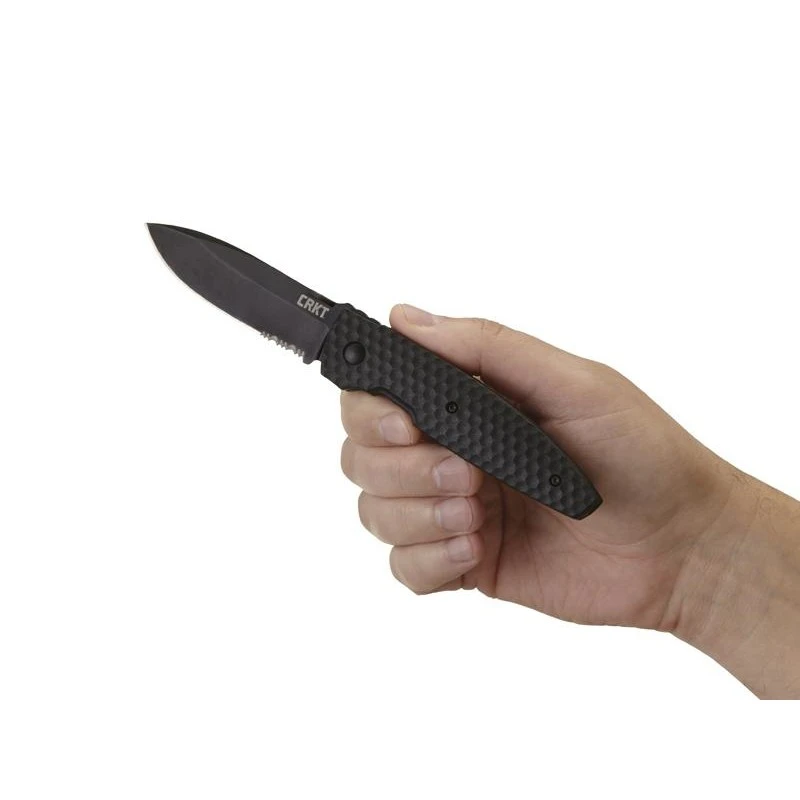 Couteau CRKT Aux Noir à Dents 6 Couteau CRKT Aux Noir à Dents – Image 6