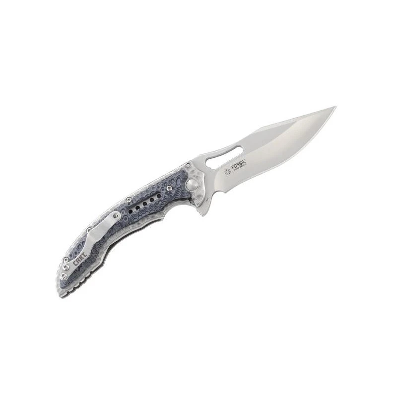 Couteau CRKT Fossil Compact Gris/Noir 2 Couteau CRKT Fossil Compact Gris/Noir – Image 2