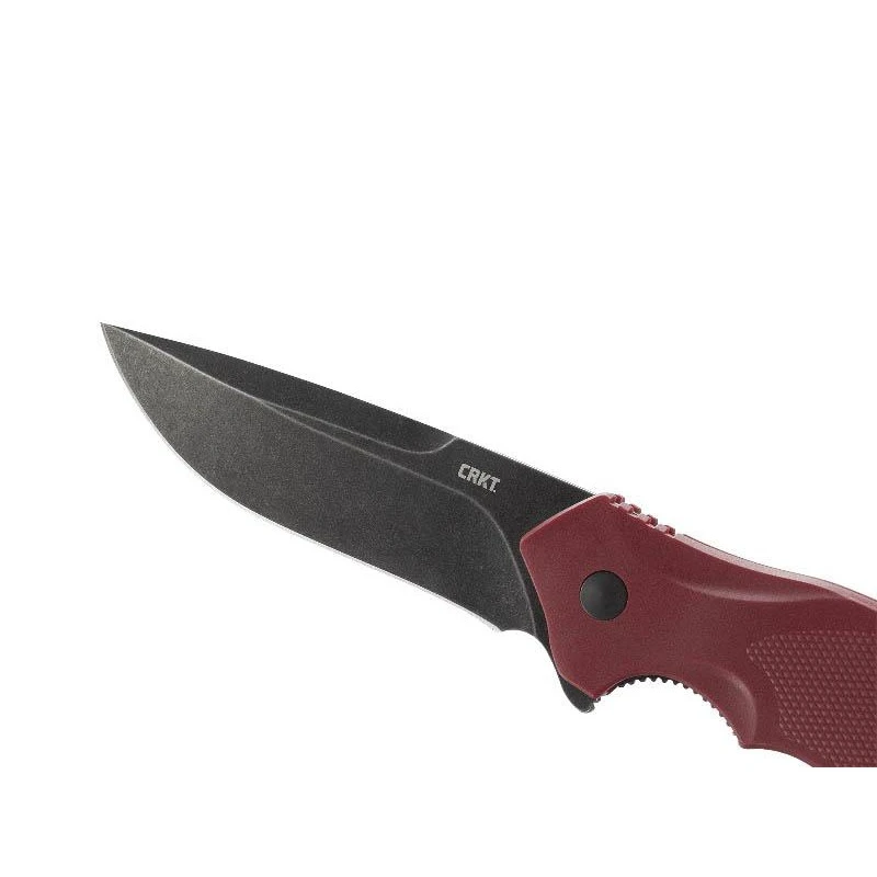 Couteau CRKT Shenanigan Rouge 4 Couteau CRKT Shenanigan Rouge – Image 4