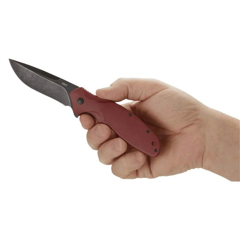 Couteau CRKT Shenanigan Rouge 6 Couteau CRKT Shenanigan Rouge – Image 6