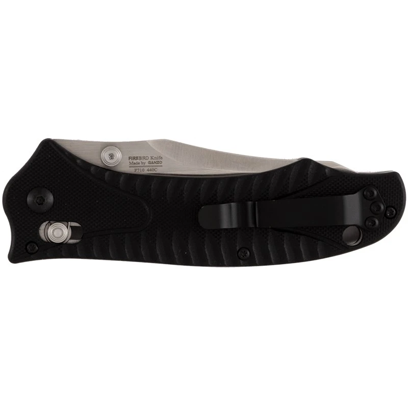 Couteau Ganzo G710 Manche G10 Noir 2 Couteau Ganzo G710 Manche G10 Noir – Image 2