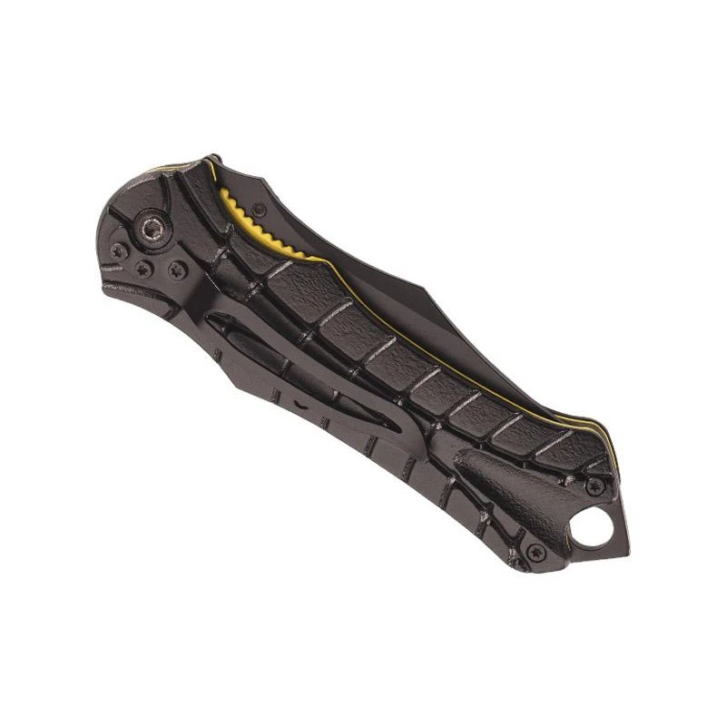 Couteau Herbertz Alu Noir/jaune 12.5cm Inox - 572012 2 Couteau Herbertz Alu Noir/jaune 12.5cm Inox - 572012 – Image 2