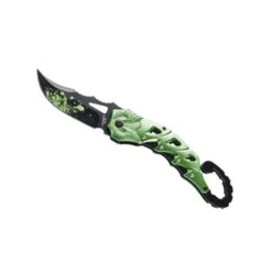 Couteau Herbertz Alu Vert Scorpion 13cm Inox