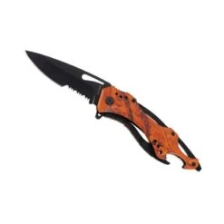Couteau Herbertz Inox Camouflé Orange 12cm Avec Clip