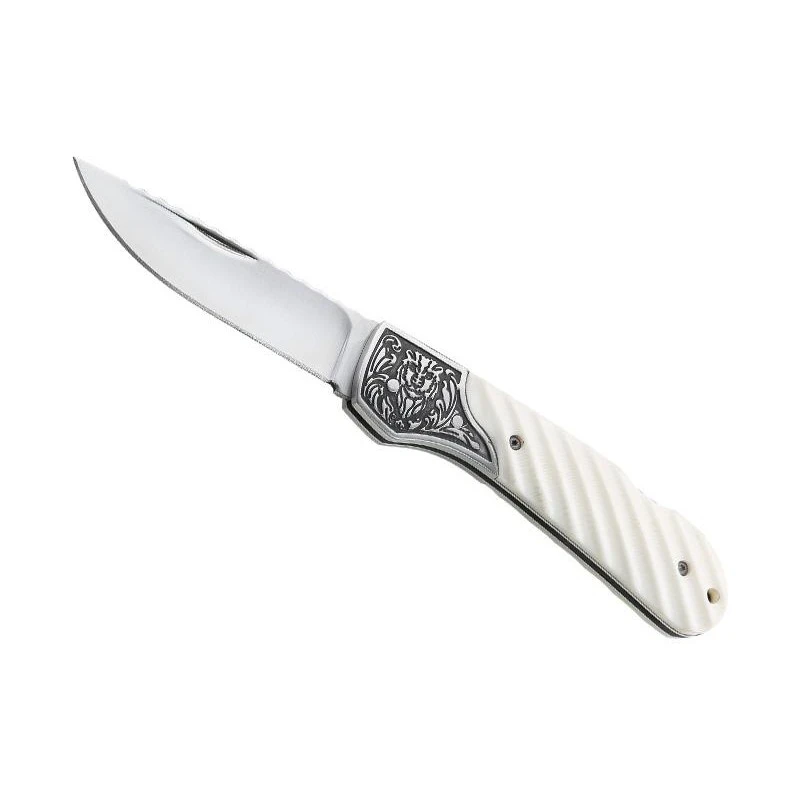 Couteau Herbertz Nylon Blanc 11,5cm Inox 1 Couteau Herbertz Nylon Blanc 11,5cm Inox