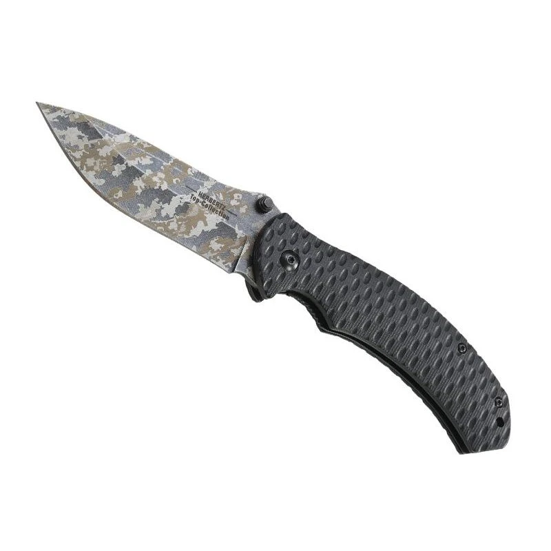 Couteau Herbertz Top Collection - Lame Camouflée Et Manche En G10 Noir 13cm 1 Couteau Herbertz Top Collection - Lame Camouflée Et Manche En G10 Noir 13cm