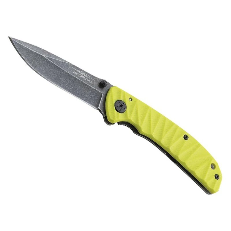 Couteau Herbertz Top Collection - Manche En G10 Vert Et Acier 11cm 1 Couteau Herbertz Top Collection - Manche En G10 Vert Et Acier 11cm