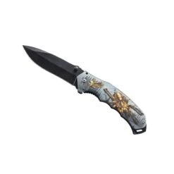 Couteau Herbertz Tout Inox Manche Imprimé Araignée