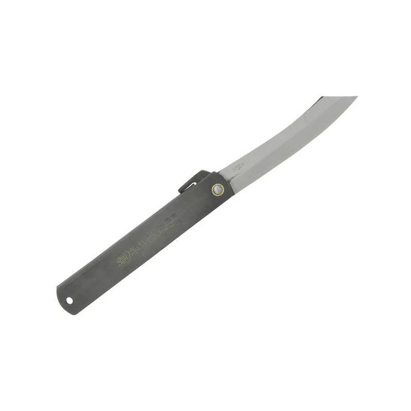 Couteau Higonokami Noir 12cm Carbone 1 Couteau Higonokami Noir 12cm Carbone