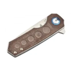 Couteau Kizer Lieb Design Azo Manche Micarta Marron -Couteaux Soldes Magasin couteau kizer lieb design azo manche micarta marron 3