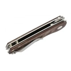 Couteau Kizer Lieb Design Azo Manche Micarta Marron -Couteaux Soldes Magasin couteau kizer lieb design azo manche micarta marron 4