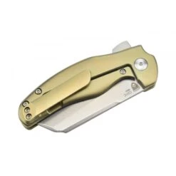 Couteau Kizer Mini Sheepdog C01C S35VN/titane Doré -Couteaux Soldes Magasin couteau kizer mini sheepdog c01c s35vntitane dore 5