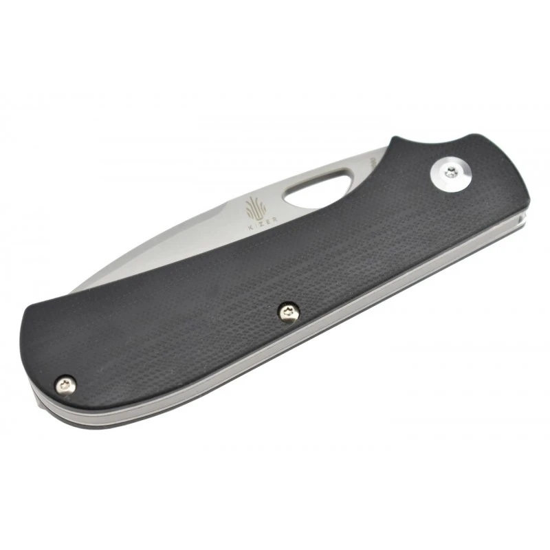 Couteau Kizer Vanguard Zipslip N690/G10 Noir 4 Couteau Kizer Vanguard Zipslip N690/G10 Noir – Image 4