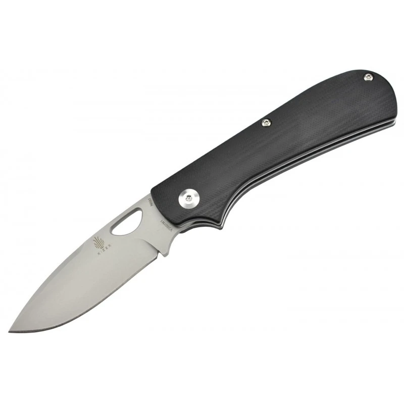 Couteau Kizer Vanguard Zipslip N690/G10 Noir 1 Couteau Kizer Vanguard Zipslip N690/G10 Noir