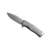 Couteau LionSteel ROK Titanium Gris