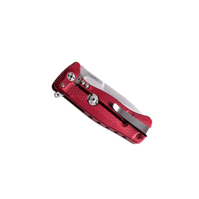 Couteau LionSteel SR22 Aluminium Rouge 2 Couteau LionSteel SR22 Aluminium Rouge – Image 2