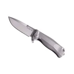 Couteau LionSteel SR22 Titanium Gris