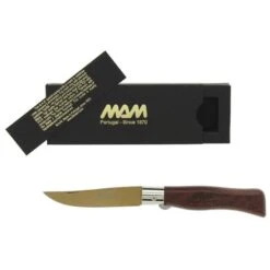Couteau MAM Lame Pointue Titanium Bronze - 732 -Couteaux Soldes Magasin couteau mam lame pointue titanium bronze 732 3