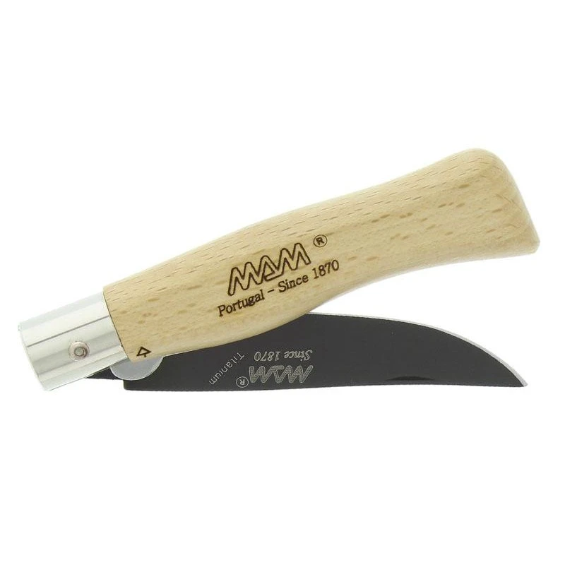 Couteau MAM Lame Pointue Titanium Noir - 731 2 Couteau MAM Lame Pointue Titanium Noir - 731 – Image 2