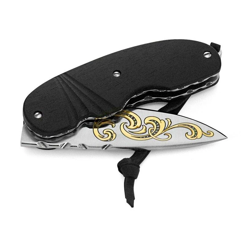 Couteau Maserin Arint ébène 2 Couteau Maserin Arint ébène – Image 2