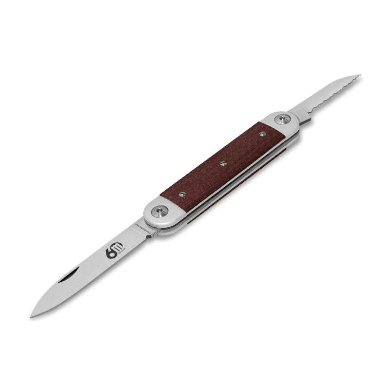 Couteau Maserin Sessantesimo 2 Pièces Micarta Rouge 1 Couteau Maserin Sessantesimo 2 Pièces Micarta Rouge