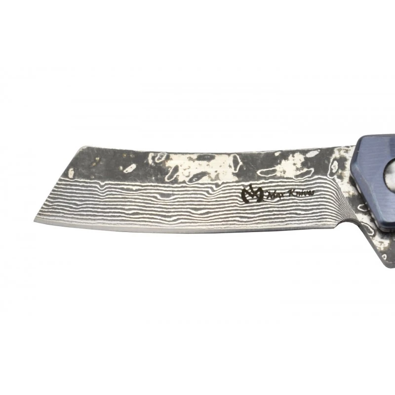 Couteau Max Knives MK153 Lame Damas Manche Titane TC4 2 Couteau Max Knives MK153 Lame Damas Manche Titane TC4 – Image 2