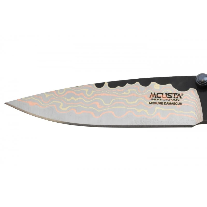 Couteau Mcusta MC74MD Max Knives Mokume Damascus 2 Couteau Mcusta MC74MD Max Knives Mokume Damascus – Image 2