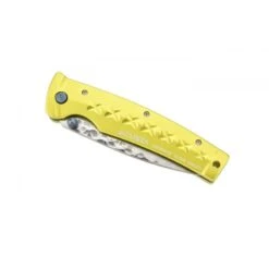 Couteau Mcusta Tsuchi MC-164D Aluminium Jaune Damas -Couteaux Soldes Magasin couteau mcusta tsuchi mc 164d aluminium jaune damas 2