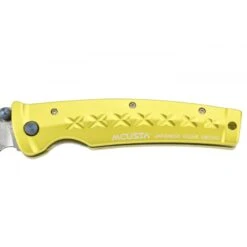 Couteau Mcusta Tsuchi MC-164D Aluminium Jaune Damas -Couteaux Soldes Magasin couteau mcusta tsuchi mc 164d aluminium jaune damas 5