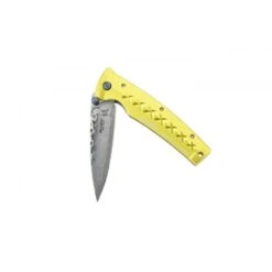 Couteau Mcusta Tsuchi MC-164D Aluminium Jaune Damas -Couteaux Soldes Magasin couteau mcusta tsuchi mc 164d aluminium jaune damas 6
