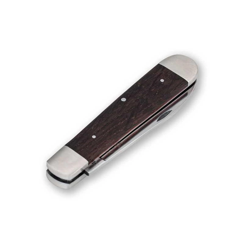 Couteau Otter Levin 10,5cm Chêne Fumé Inox 2 Couteau Otter Levin 10,5cm Chêne Fumé Inox – Image 2