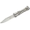 Couteau Papillon Max Knives P35S En Acier Finition Silver