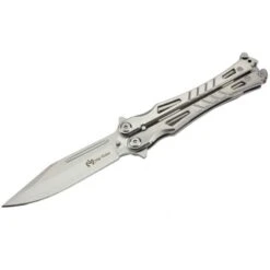 Couteau Papillon Max Knives P35S En Acier Finition Silver