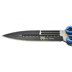 Couteau Papillon Max Knives P45 3Cr13 Aluminium Anodisé Bleu -Couteaux Soldes Magasin couteau papillon max knives p45 3cr13 aluminium anodise bleu 2