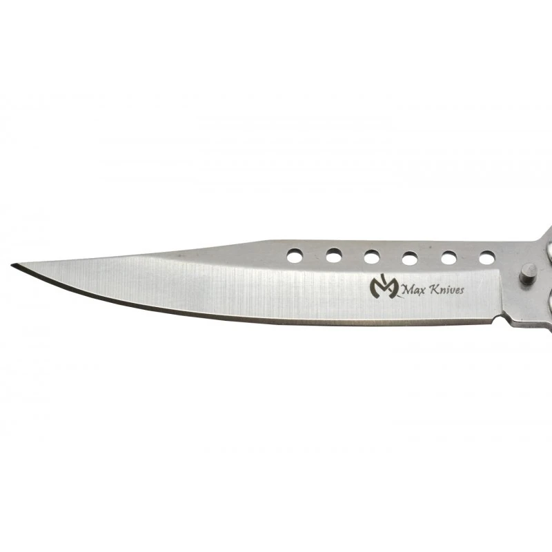 Couteau Papillon Max Knives P52S 3Cr13 Acier Silver 2 Couteau Papillon Max Knives P52S 3Cr13 Acier Silver – Image 2