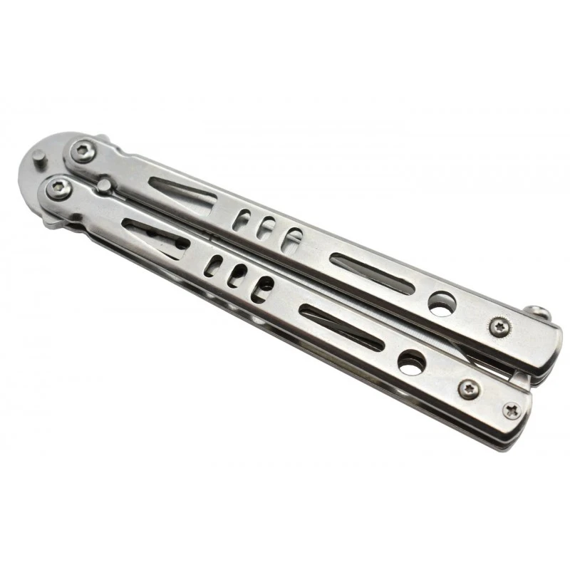 Couteau Papillon Max Knives P52S 3Cr13 Acier Silver 4 Couteau Papillon Max Knives P52S 3Cr13 Acier Silver – Image 4