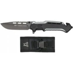 Couteau Pliant Tactique K25 Gris/noir - 18765