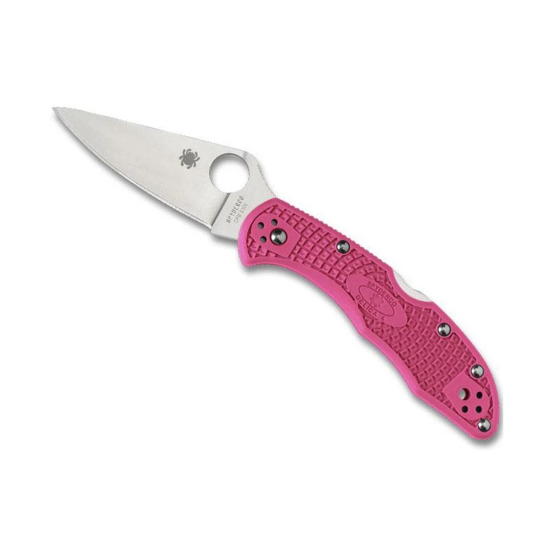 Couteau Spyderco Delica 4 Rose 1 Couteau Spyderco Delica 4 Rose