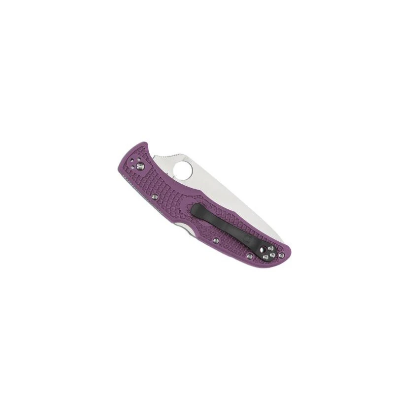 Couteau Spyderco Endura 4 Violet C10FPPR 2 Couteau Spyderco Endura 4 Violet C10FPPR – Image 2