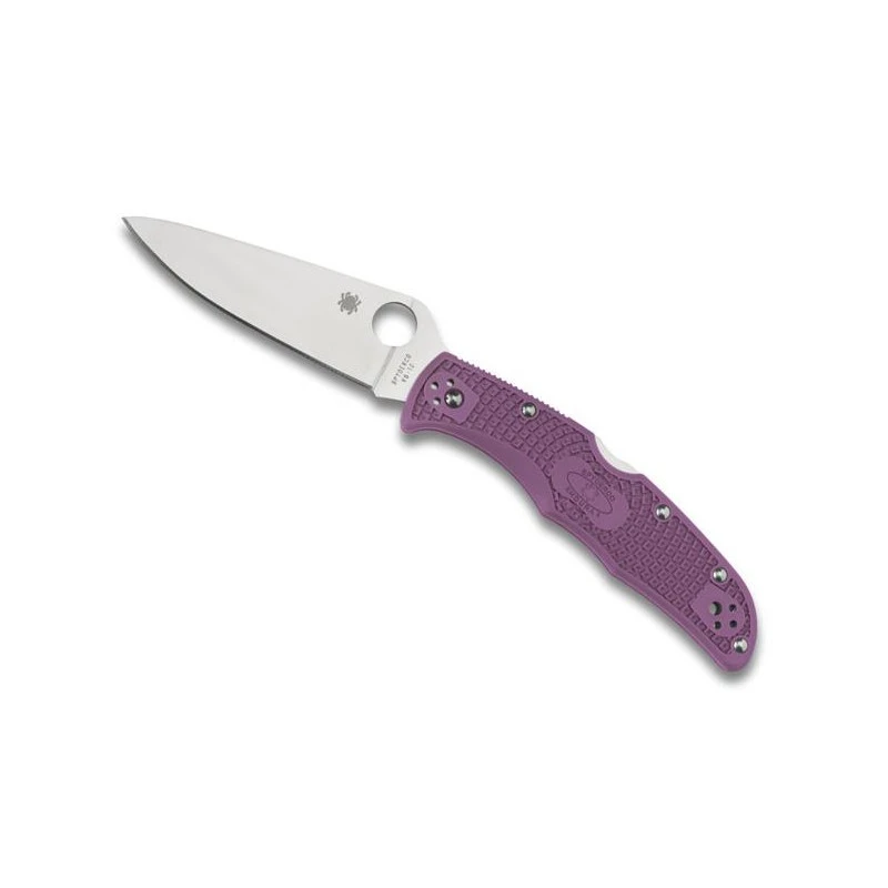 Couteau Spyderco Endura 4 Violet C10FPPR 1 Couteau Spyderco Endura 4 Violet C10FPPR